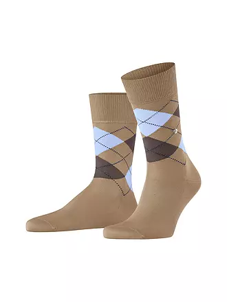 BURLINGTON |  Herren Socken MANCHESTER dark rock | beige