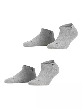 BURLINGTON | Damen Sneaker-Socken 2er Pkg. EVERYDAY 36-41 light jeans | hellgrau