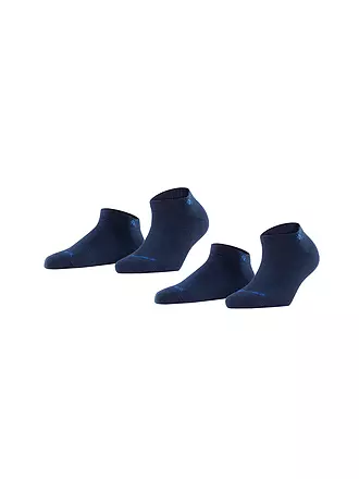 BURLINGTON | Damen Sneaker-Socken 2er Pkg. EVERYDAY 36-41 marine | grün