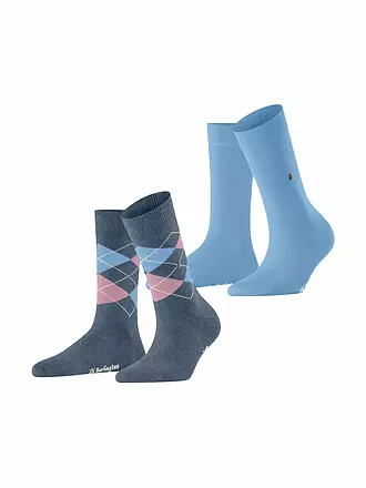 BURLINGTON | Damen Socken EVERYDAY 2-er Pkg 36-41 light denim | blau