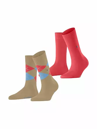 BURLINGTON | Damen Socken EVERYDAY 2-er Pkg 36-41 marine | beige