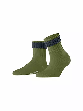 BURLINGTON | Damen Socken PLYMOUTH 36-41 anthra mel | grün