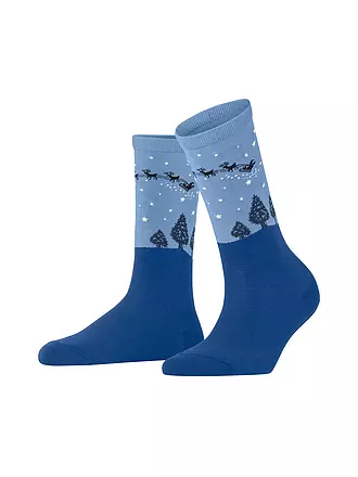 BURLINGTON | Damen Socken SILENT NIGHT 36-41 yve | blau