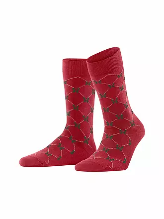 BURLINGTON | Damen Socken SWEET RIBBON 36-41 red pepper | rot