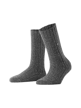 BURLINGTON | Damen Socken TWEED TALES 36-41marine | grau