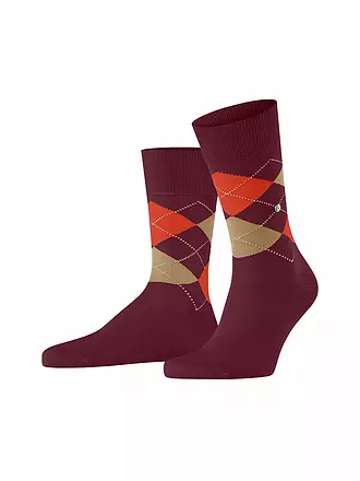 BURLINGTON | Herren Socken 40-46 MANCHESTER marine | dunkelrot