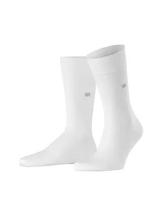 BURLINGTON | Herren Socken DUBLIN SO 40-46 gravel | weiss