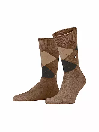 BURLINGTON | Herren Socken DUNDEE 40-46 anthra mel | hellbraun