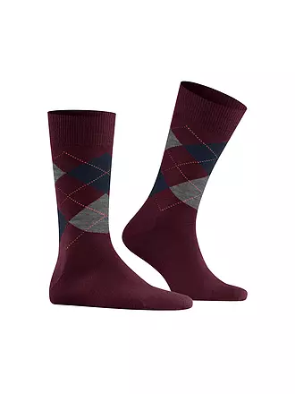 BURLINGTON | Herren Socken EDINBURGH 40-46 cranberry | dunkelrot