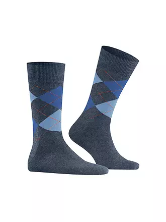 BURLINGTON | Herren Socken EDINBURGH 40-46 dark blue mel | 