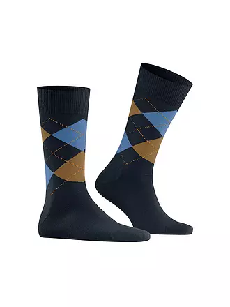 BURLINGTON | Herren Socken EDINBURGH 40-46 dark night | dunkelrot