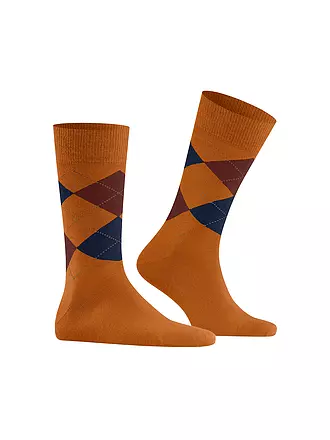 BURLINGTON | Herren Socken EDINBURGH 40-46 dark night | orange