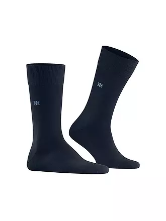 BURLINGTON | Herren Socken LEEDS 40-46 dark blue mel | dunkelblau