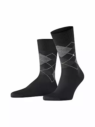 BURLINGTON | Herren Socken MANCHESTER burgund | schwarz