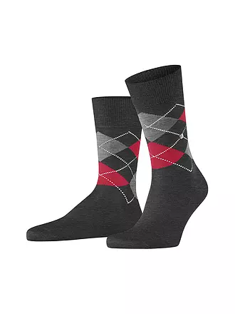 BURLINGTON | Herren Socken MANCHESTER burgund | grau