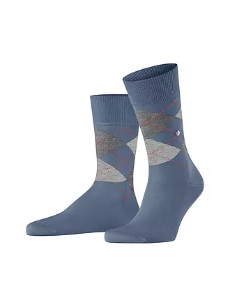 BURLINGTON | Herren Socken MANCHESTER burgund | blau