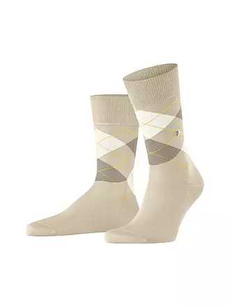 BURLINGTON | Herren Socken MANCHESTER jungle | creme