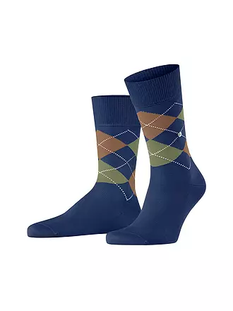 BURLINGTON | Herren Socken MANCHESTER jungle | blau