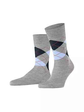 BURLINGTON | Herren Socken MANCHESTER marine | hellgrau