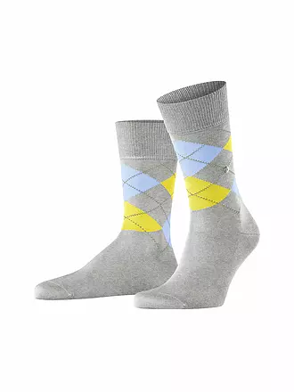 BURLINGTON | Herren Socken MANCHESTER marine | hellgrau