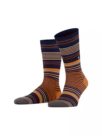 BURLINGTON | Herren Socken STRIPE 40-46 dark grey | braun