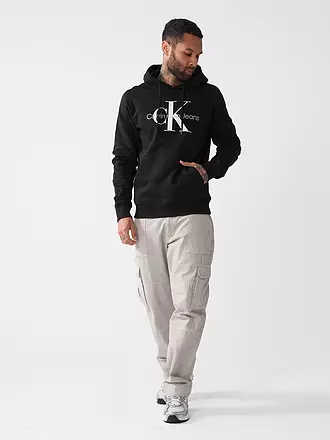 CALVIN KLEIN JEANS | Kapuzensweater - Hoodie | schwarz