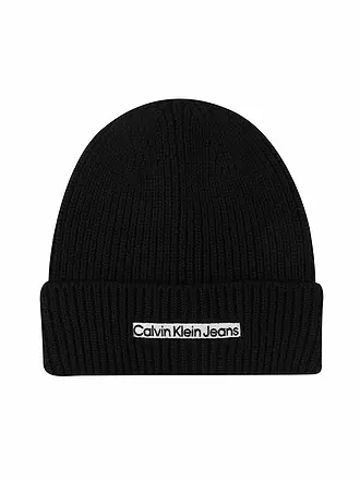 CALVIN KLEIN JEANS | Mütze - Haube | schwarz