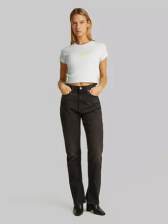 CALVIN KLEIN JEANS | T-Shirt Cropped Fit | hellgrün