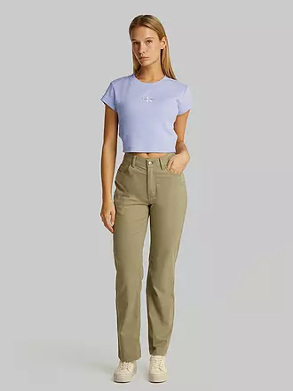 CALVIN KLEIN JEANS | T-Shirt Cropped Fit | lila