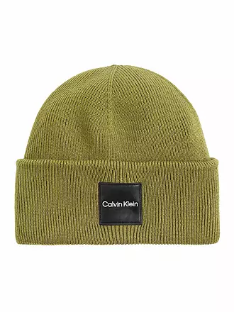 CALVIN KLEIN | Mütze - Beanie | olive