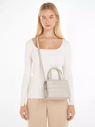 CALVIN KLEIN | Tasche - Mini Tote Bag QUILT | creme