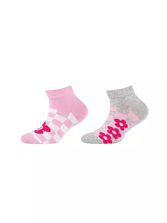 CAMANO | Mädchen Socken 2er Pkg. fog melange  | 