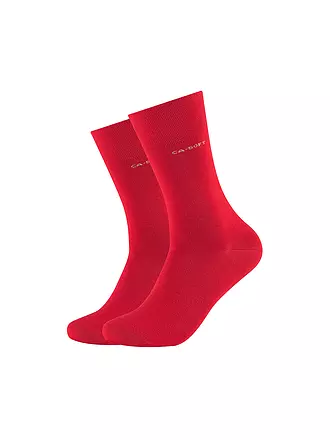 CAMANO | Socken 2-er Pkg. anthrazit | rot