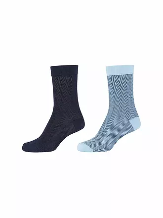 CAMANO | Socken 2er Pkg. black | blau