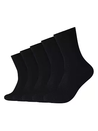 CAMANO | Socken BASIC 5-er Pkg black | 