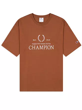 CHAMPION | T-Shirt | braun