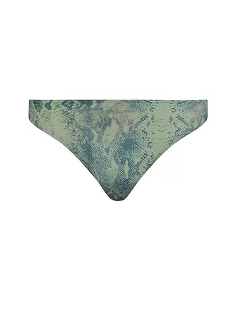 CHANTELLE | String SOFT STRETCH blue denim print | olive