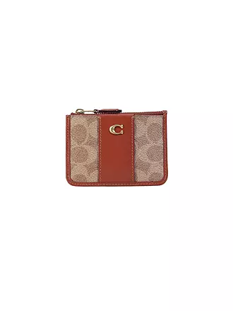 COACH | Geldbörse SIGNATURE ESSENTIAL MINI | braun