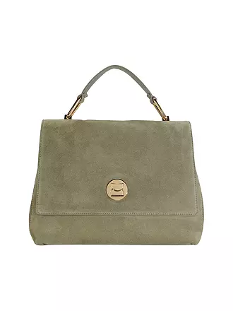 COCCINELLE | Ledertasche - Henkeltasche LIYA  SUEDE | camel