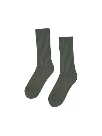 COLORFUL STANDARD | Socken MERINO WOOL 41-46 burned yellow | olive