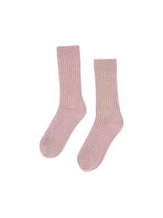 COLORFUL STANDARD | Socken MERINO WOOL 41-46 heather grey | pink