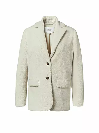 COMMA IDENTITY | Blazer in Felloptik | creme