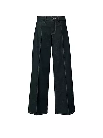 COMMA | Jeans Wide Leg Fit | dunkelblau