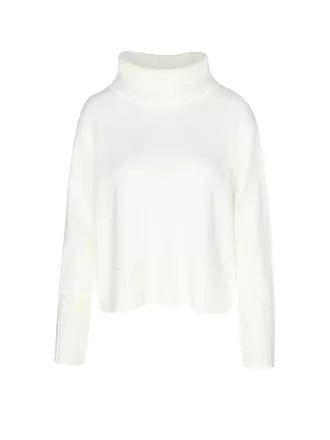 COMMA | Rollkragenpullover | weiss