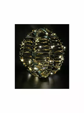 COUNTRYFIELD | Weihnachtskranz LED BLING 15cm Gold | gold