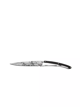 DEEJO | Taschenmesser Ebenholz Titan EASY RIDER 37G | silber