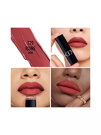 DIOR | Lippenstift - Rouge Dior Lipstick Refill (100 Nude Look Satin Finish) | dunkelrot