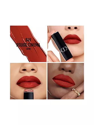 DIOR | Lippenstift - Rouge Dior Satin Lipstick (525 Chérie) | koralle