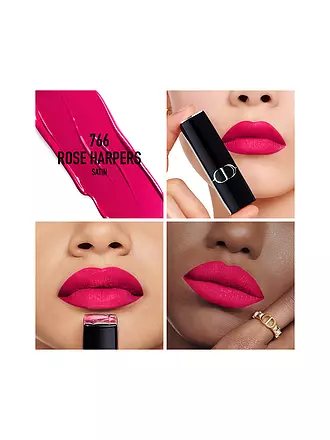 DIOR | Lippenstift - Rouge Dior Satin Lipstick (766 Rose Harpers) | hellbraun