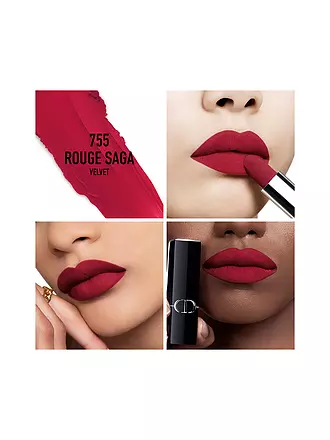 DIOR | Lippenstift - Rouge Dior Satin Lipstick (999 Satin Finish) | dunkelrot